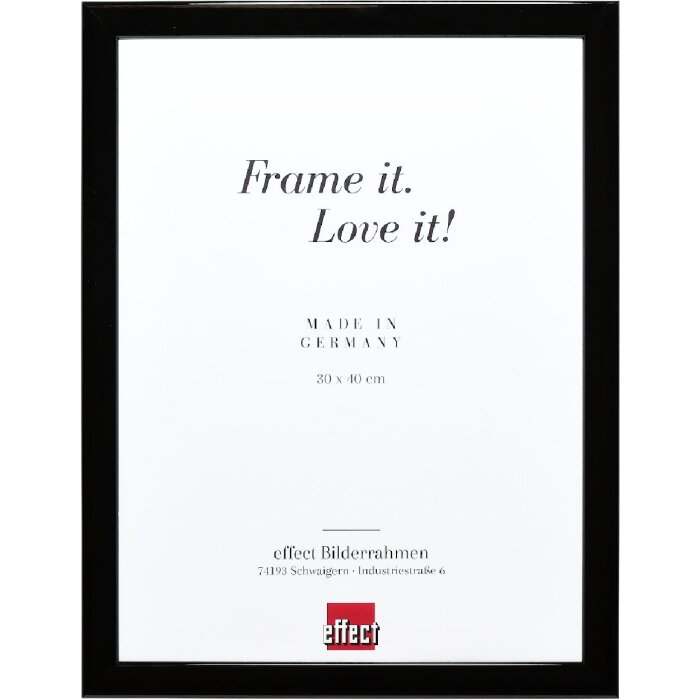 Effect Ramka na zdjęcia Holz-Bilderrahmen Profil 43 czarna 61x91,5 cm antyrefleksyjna