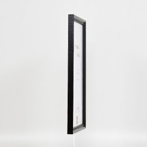 Ramka na zdjęcia z drewna „Profil 48” czarna 10x15 cm z szkłem antyrefleksowym