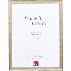 effect Holzrahmen Profil 48 gold 42x59,4 cm Antireflexglas