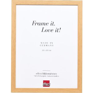 Effect Holzrahmen Profil 54 Eiche 25x30 cm Antireflexglas