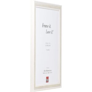 Ramka na zdjęcia z drewna Profil 64 biała 61x91,5 cm z szkłem antyrefleksowym