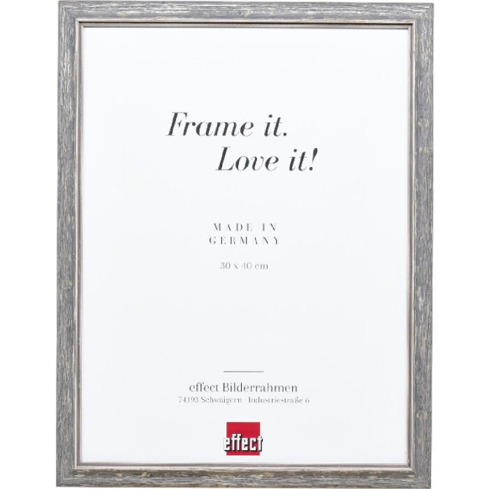 effect Holzrahmen Profil 67 schwarz 42x59,4 cm mit Antireflexglas