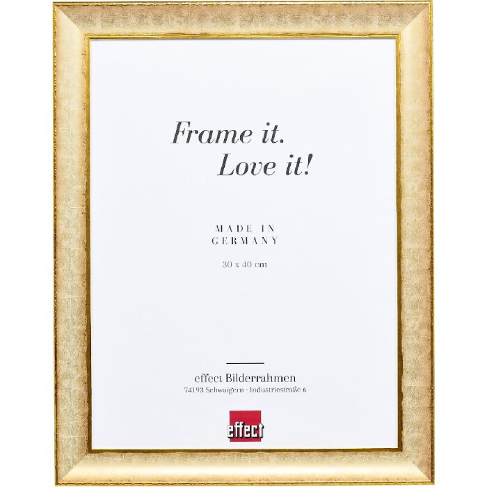 Effect Holzrahmen Profil 68 Elfenbein 7x10 cm mit Antireflexglas