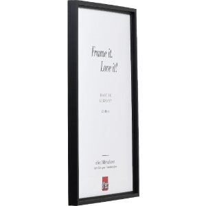 Effect Holz-Bilderrahmen Profil 69 Schwarz 9x13 cm mit Antireflexglas