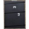 Effect Holz-Bilderrahmen Profil 69 Gold 18x24 cm mit Antireflexglas