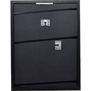 Effect Holz-Bilderrahmen Profil 74 schwarz 59,4x84,1 cm Antireflexglas