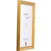 Effect Holzrahmen Profil 75 Barockstil Gold 18x32 cm mit Antireflexglas