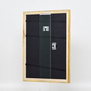 Efektowa drewniana ramka na zdjęcia Profil 85 Gold 10x10 cm szkło antyrefleksyjne