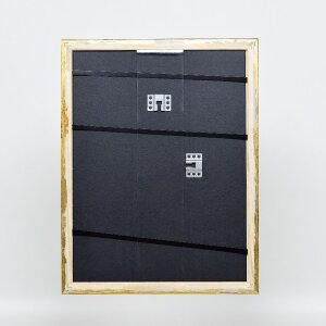 Efektowa drewniana ramka na zdjęcia Profil 85 Gold 10x10 cm szkło antyrefleksyjne