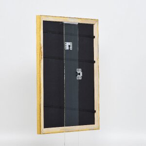 Efektowa drewniana ramka na zdjęcia Profil 85 Gold 10x10 cm szkło antyrefleksyjne