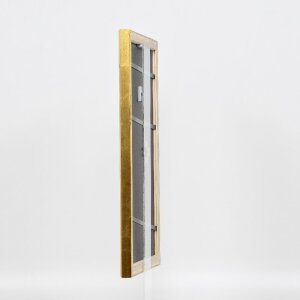 Efektowa drewniana ramka na zdjęcia Profil 85 Gold 10x10 cm szkło antyrefleksyjne