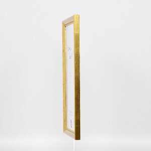 Efektowa drewniana ramka na zdjęcia Profil 85 Gold 10x10 cm szkło antyrefleksyjne