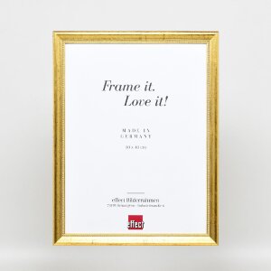 Efektowa drewniana ramka na zdjęcia Profil 85 Gold 10x10 cm szkło antyrefleksyjne