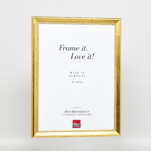 Efektowa drewniana ramka na zdjęcia Profil 85 Gold 10x10 cm szkło antyrefleksyjne