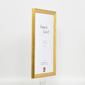Efektowa drewniana ramka na zdjęcia Profil 85 Gold 10x10 cm szkło antyrefleksyjne