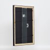 Efekt drewniana rama obrazu profil 85 czarny 62x93 cm szkło antyrefleksyjne