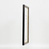 Efekt drewniana rama obrazu profil 85 czarny 62x93 cm szkło antyrefleksyjne