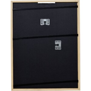 Effect Holzrahmen Profil 2330 weiß 25x30 cm mit Antireflexglas