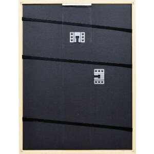 Effect Holzrahmen Profil Top S natur 30x30 cm Antireflexglas