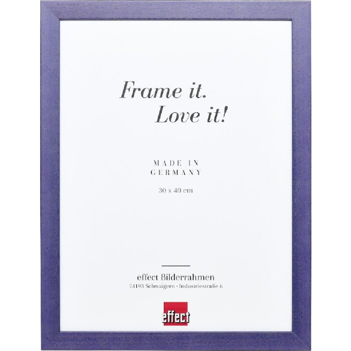 Effect Holzrahmen Profil Top Pro flieder 21x28 cm mit Antireflexglas