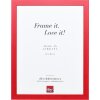 Effect Holzrahmen Profil Top Pro rot 21x29,7 cm Antireflexglas