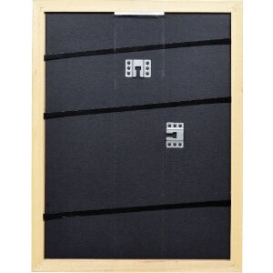 Effect Holzrahmen Profil Top Pro platin 50x50 cm mit Antireflexglas