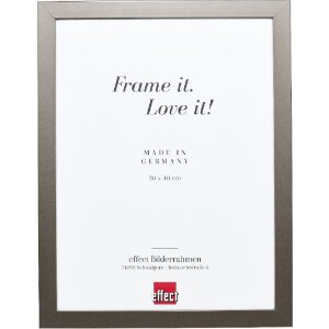 Effect Holzrahmen Profil Top Pro platin 50x60 cm mit...