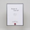 Efektowa plastikowa rama Art antracyt 50x65 cm szkło akrylowe