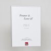 Efektowa aluminiowa ramka na zdjęcia Quadro 20x20 cm srebrne szkło akrylowe