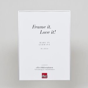Efektowa aluminiowa ramka na zdjęcia Quadro 25x35 cm srebrne szkło akrylowe