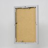 Efektowa aluminiowa ramka na zdjęcia Quadro 25x35 cm srebrne szkło akrylowe