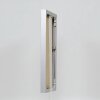 Efektowa aluminiowa ramka na zdjęcia Quadro 25x35 cm srebrne szkło akrylowe