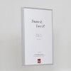 Efektowa aluminiowa ramka na zdjęcia Quadro 25x35 cm srebrne szkło akrylowe