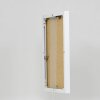Efektowa aluminiowa ramka na zdjęcia Quadro 25x35 cm białe szkło akrylowe