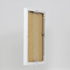 Efektowa aluminiowa ramka na zdjęcia Quadro 25x35 cm białe szkło akrylowe