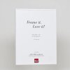Efektowa aluminiowa ramka na zdjęcia Quadro 25x35 cm białe szkło akrylowe