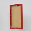 Efektowa aluminiowa ramka na zdjęcia Quadro 25x35 cm czerwone szkło akrylowe