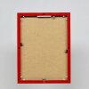 Efektowa aluminiowa ramka na zdjęcia Quadro 25x35 cm czerwone szkło akrylowe