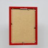 Efektowa aluminiowa ramka na zdjęcia Quadro 25x35 cm czerwone szkło akrylowe