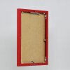 Efektowa aluminiowa ramka na zdjęcia Quadro 25x35 cm czerwone szkło akrylowe