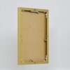 Efektowa aluminiowa ramka na zdjęcia Quadro 25x35 cm złote szkło akrylowe