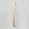 Efektowa aluminiowa ramka na zdjęcia Quadro 25x35 cm złote szkło akrylowe
