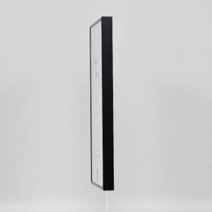 Efektowa aluminiowa ramka na zdjęcia Quadro 25x35 cm czarne szkło akrylowe