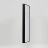 Efektowa aluminiowa ramka na zdjęcia Quadro 25x35 cm czarne szkło akrylowe