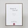 Efektowa aluminiowa ramka na zdjęcia Quadro 25x35 cm brązowe szkło akrylowe