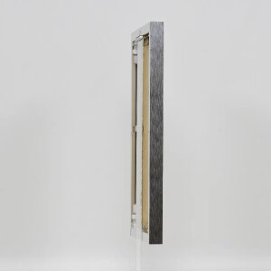Efektowa aluminiowa ramka na zdjęcia Quadro 25x35 cm srebrna, szkło akrylowe o wysokim połysku