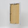Efektowa aluminiowa ramka na zdjęcia Quadro 25x35 cm srebrna, szkło akrylowe o wysokim połysku