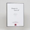 Efektowa aluminiowa ramka na zdjęcia Quadro 25x35 cm srebrna, szkło akrylowe o wysokim połysku