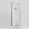 Efektowa aluminiowa ramka na zdjęcia Quadro 25x35 cm srebrna, szkło akrylowe o wysokim połysku