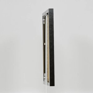 Efektowa aluminiowa ramka na zdjęcia Quadro 25x35 cm antyczne srebrne szkło akrylowe